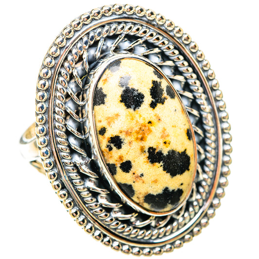 Dalmatian Jasper Rings handcrafted by Ana Silver Co - RING118211 - Photo 2