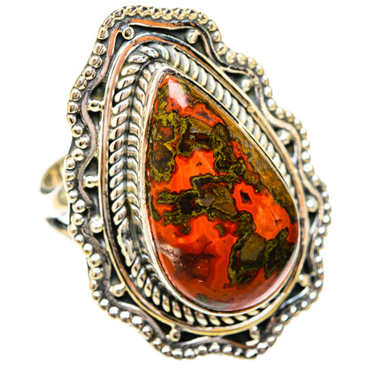 Moroccan Agate Rings handcrafted by Ana Silver Co - RING118213 - Photo 2