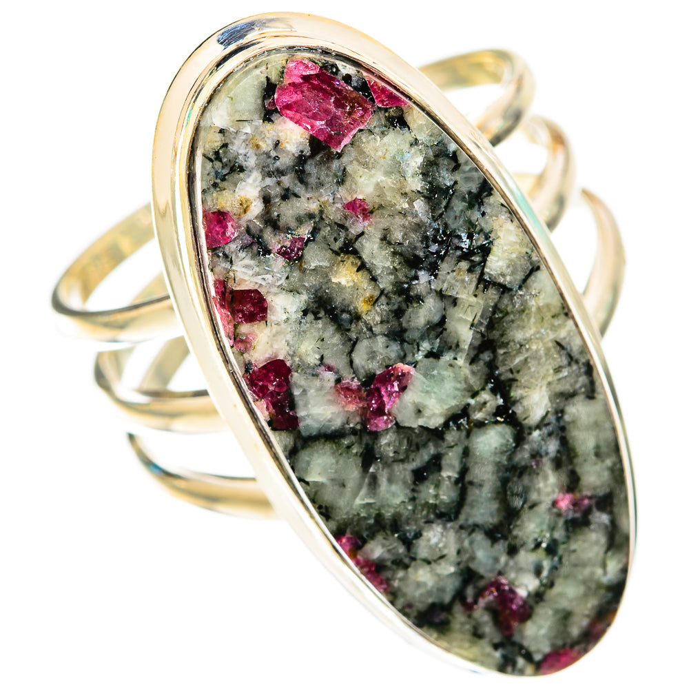 Russian Eudialyte Rings handcrafted by Ana Silver Co - RING118222 - Photo 2