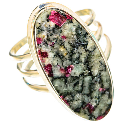 Russian Eudialyte Rings handcrafted by Ana Silver Co - RING118222 - Photo 2
