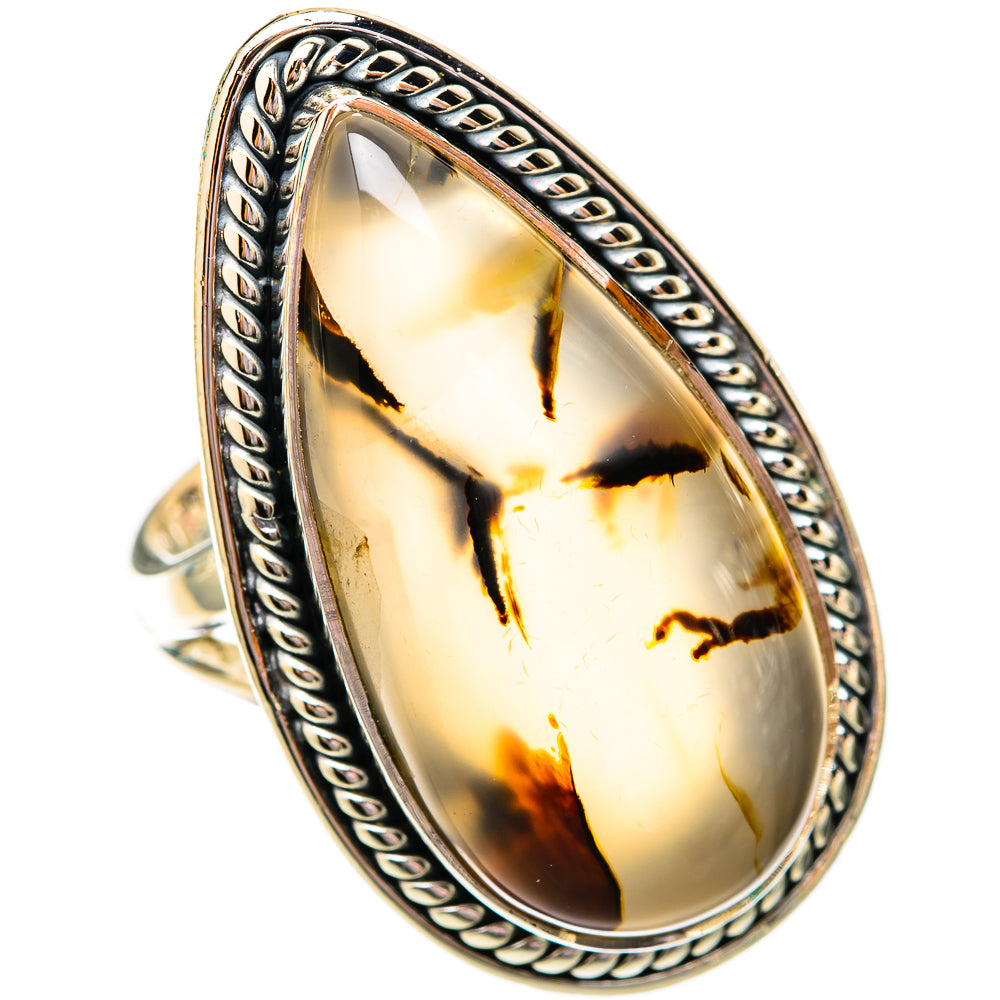 Montana Agate Rings handcrafted by Ana Silver Co - RING118225 - Photo 2