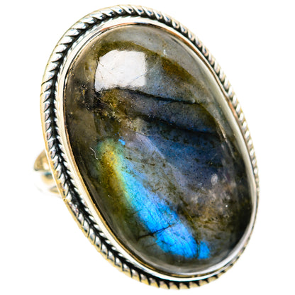 Labradorite Rings handcrafted by Ana Silver Co - RING118235 - Photo 2