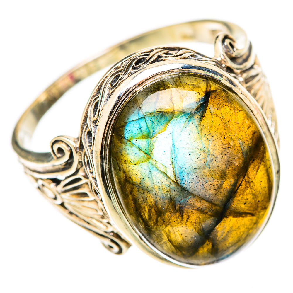 Labradorite Rings handcrafted by Ana Silver Co - RING118240 - Photo 2