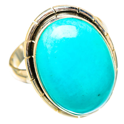 Peruvian Amazonite Rings handcrafted by Ana Silver Co - RING118243 - Photo 2