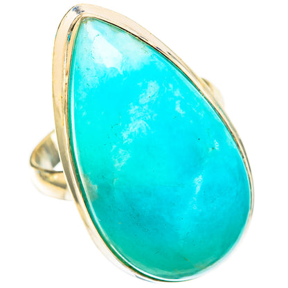 Peruvian Amazonite Rings handcrafted by Ana Silver Co - RING118272 - Photo 2