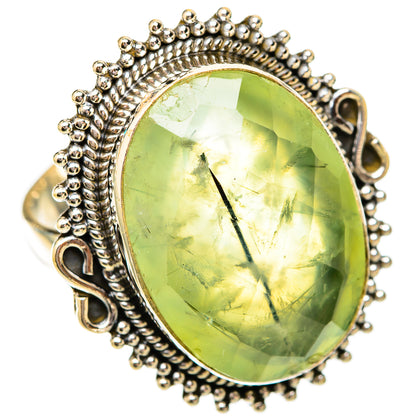 Prehnite Rings handcrafted by Ana Silver Co - RING118280 - Photo 2