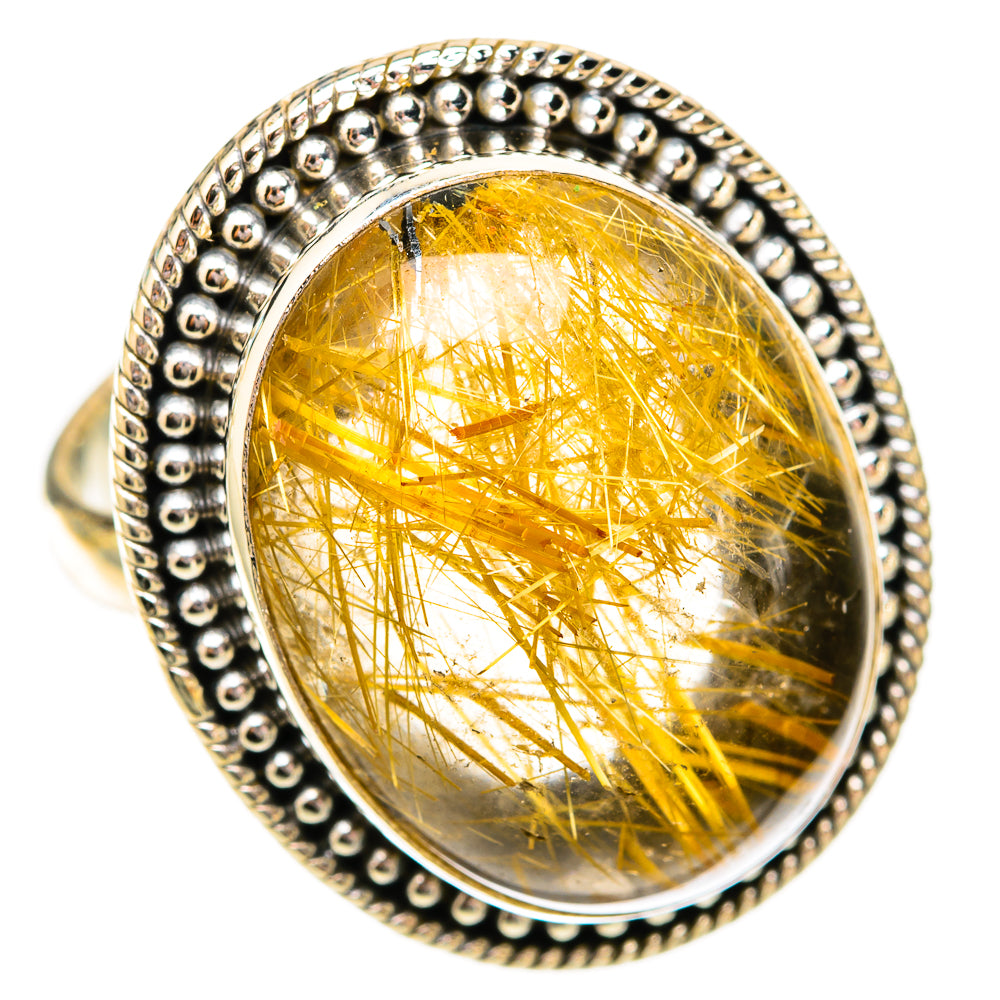 Rutilated Quartz Rings handcrafted by Ana Silver Co - RING118298 - Photo 2