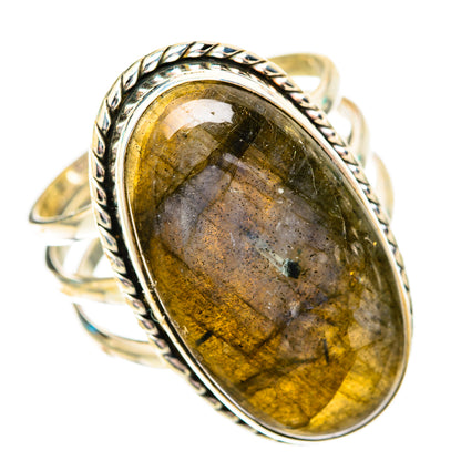 Labradorite Rings handcrafted by Ana Silver Co - RING118300 - Photo 2