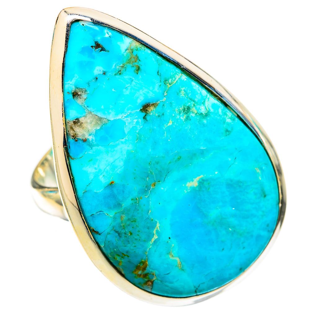 Chrysocolla Rings handcrafted by Ana Silver Co - RING118301 - Photo 2
