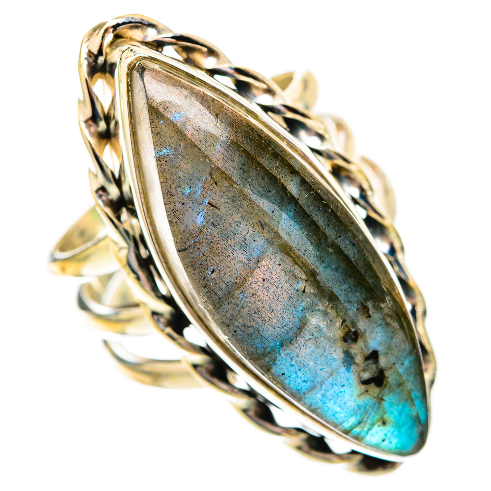 Labradorite Rings handcrafted by Ana Silver Co - RING118302 - Photo 2