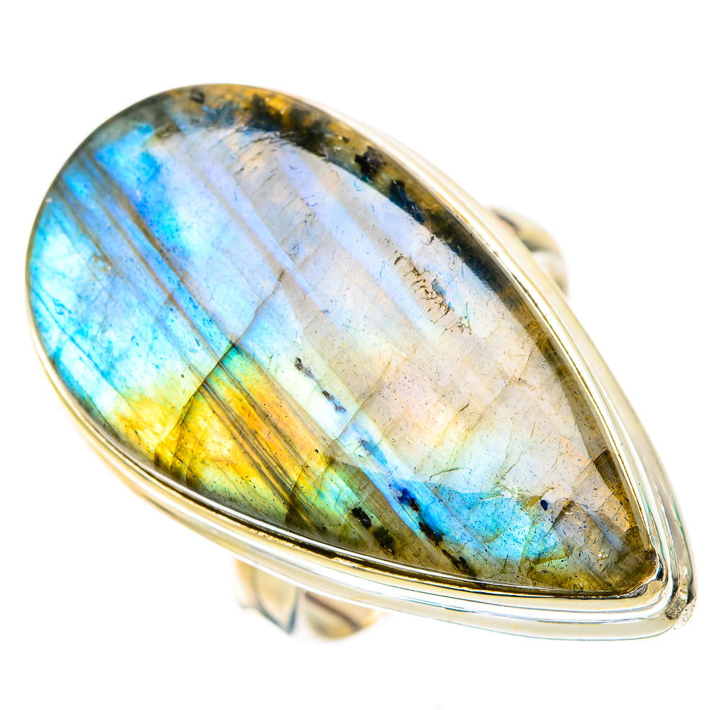 Labradorite Rings handcrafted by Ana Silver Co - RING118303 - Photo 2