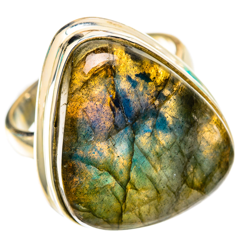 Labradorite Rings handcrafted by Ana Silver Co - RING118306 - Photo 2