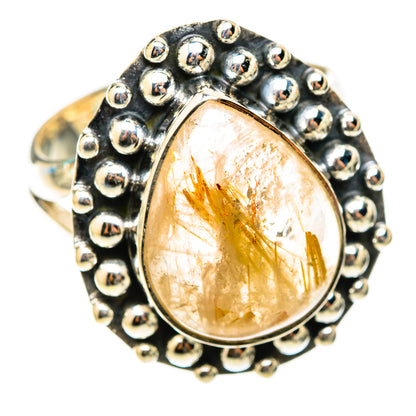 Rutilated Quartz Rings handcrafted by Ana Silver Co - RING118347 - Photo 2