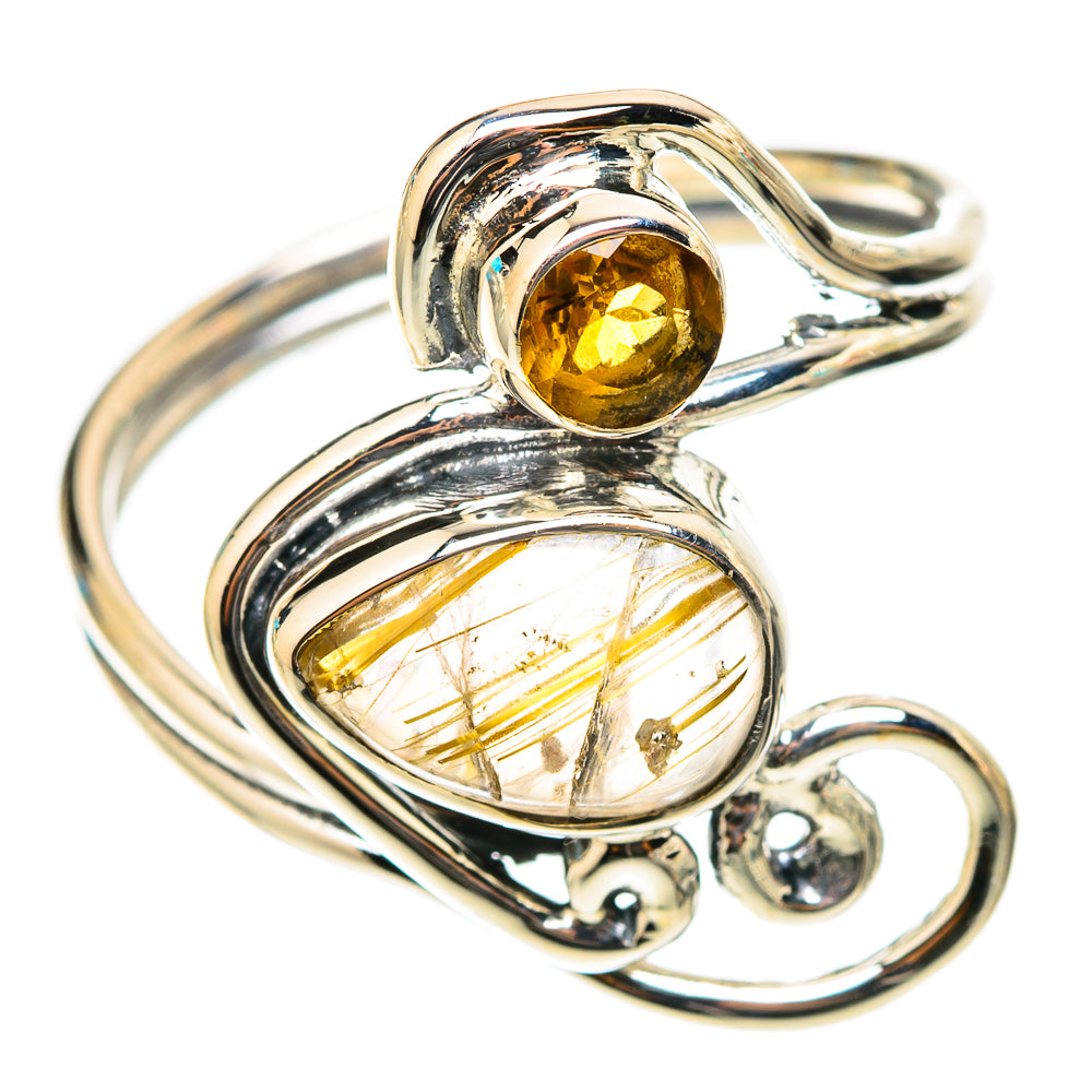 Rutilated Quartz Rings handcrafted by Ana Silver Co - RING118348 - Photo 2