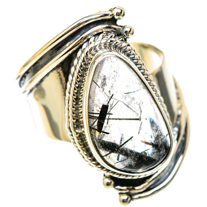 Tourmalinated Quartz Rings handcrafted by Ana Silver Co - RING118350 - Photo 2