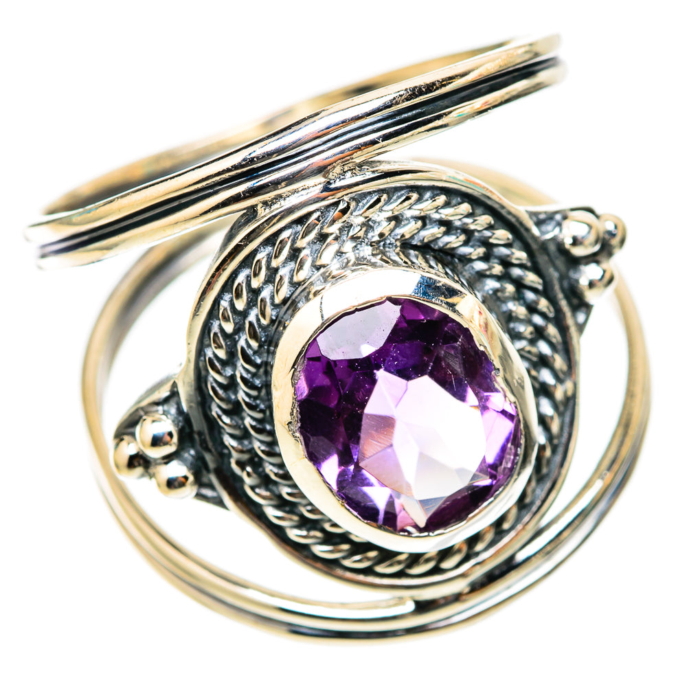 Amethyst Rings handcrafted by Ana Silver Co - RING118366 - Photo 2