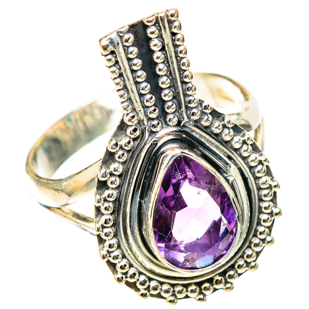 Amethyst Rings handcrafted by Ana Silver Co - RING118367 - Photo 2
