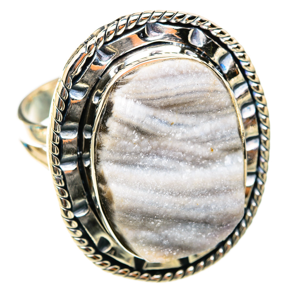 Desert Druzy Rings handcrafted by Ana Silver Co - RING118373 - Photo 2