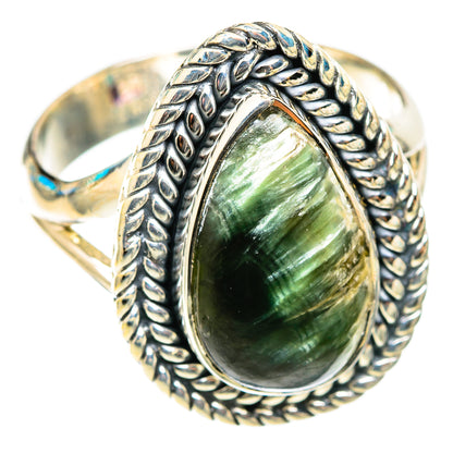 Seraphinite Rings handcrafted by Ana Silver Co - RING118381 - Photo 2