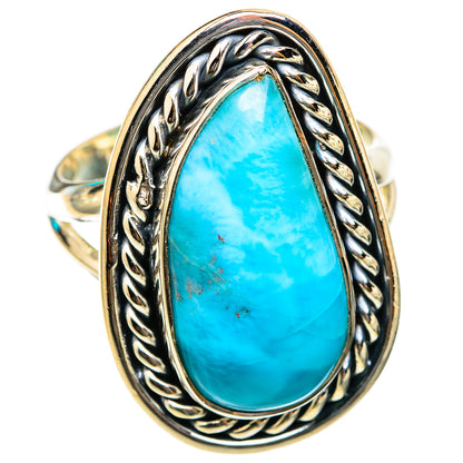 Larimar Rings handcrafted by Ana Silver Co - RING118397 - Photo 2