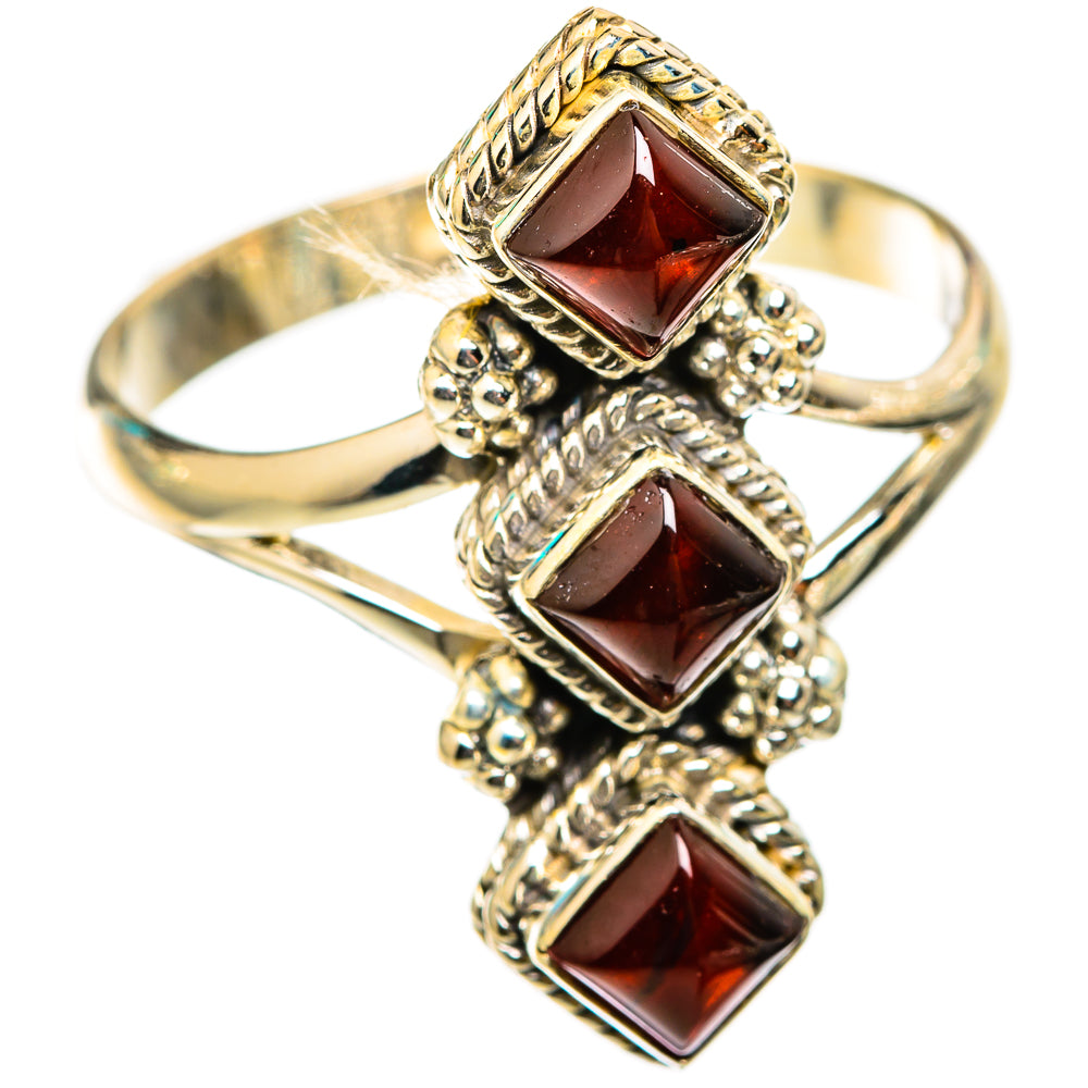 Garnet Rings handcrafted by Ana Silver Co - RING118404 - Photo 2