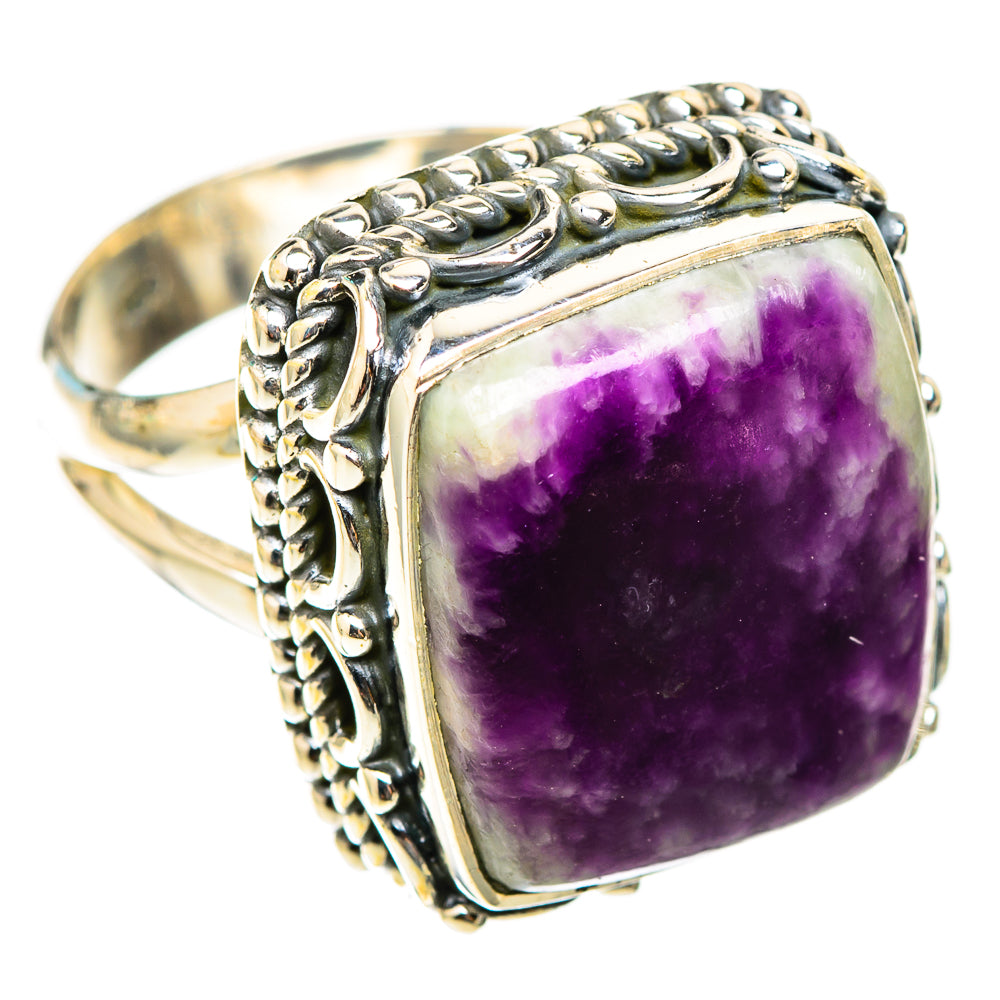 Lepidolite Rings handcrafted by Ana Silver Co - RING118406 - Photo 2