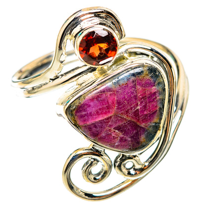 Ruby Fuchsite Rings handcrafted by Ana Silver Co - RING118413 - Photo 2