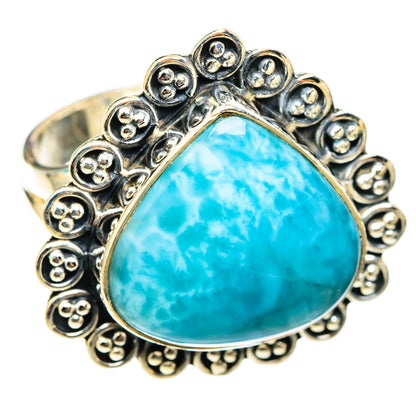 Larimar Rings handcrafted by Ana Silver Co - RING118415 - Photo 2