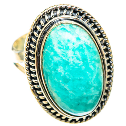 Amazonite Rings handcrafted by Ana Silver Co - RING118421 - Photo 2