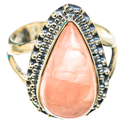 Rose Quartz Rings handcrafted by Ana Silver Co - RING118423 - Photo 2