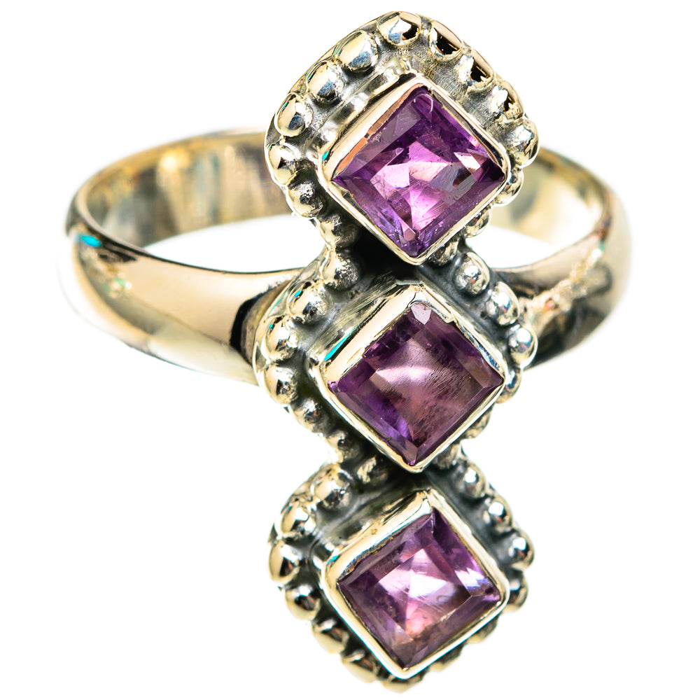 Amethyst Rings handcrafted by Ana Silver Co - RING118424 - Photo 2