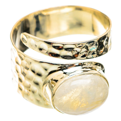 Rainbow Moonstone Rings handcrafted by Ana Silver Co - RING118429 - Photo 2