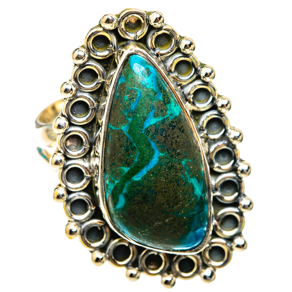 Shattuckite Rings handcrafted by Ana Silver Co - RING118430 - Photo 2