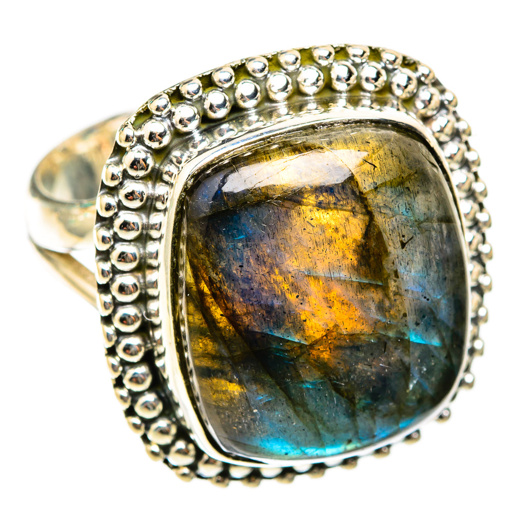 Labradorite Rings handcrafted by Ana Silver Co - RING118449 - Photo 2