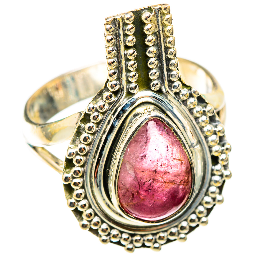 Pink Tourmaline Rings handcrafted by Ana Silver Co - RING118454 - Photo 2