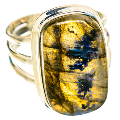 Labradorite Rings handcrafted by Ana Silver Co - RING118469 - Photo 2