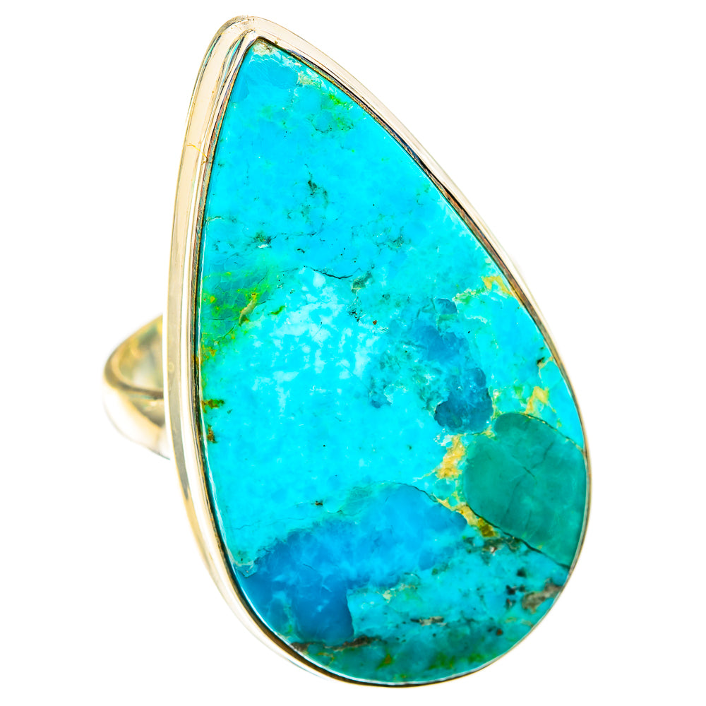 Chrysocolla Rings handcrafted by Ana Silver Co - RING118470 - Photo 2