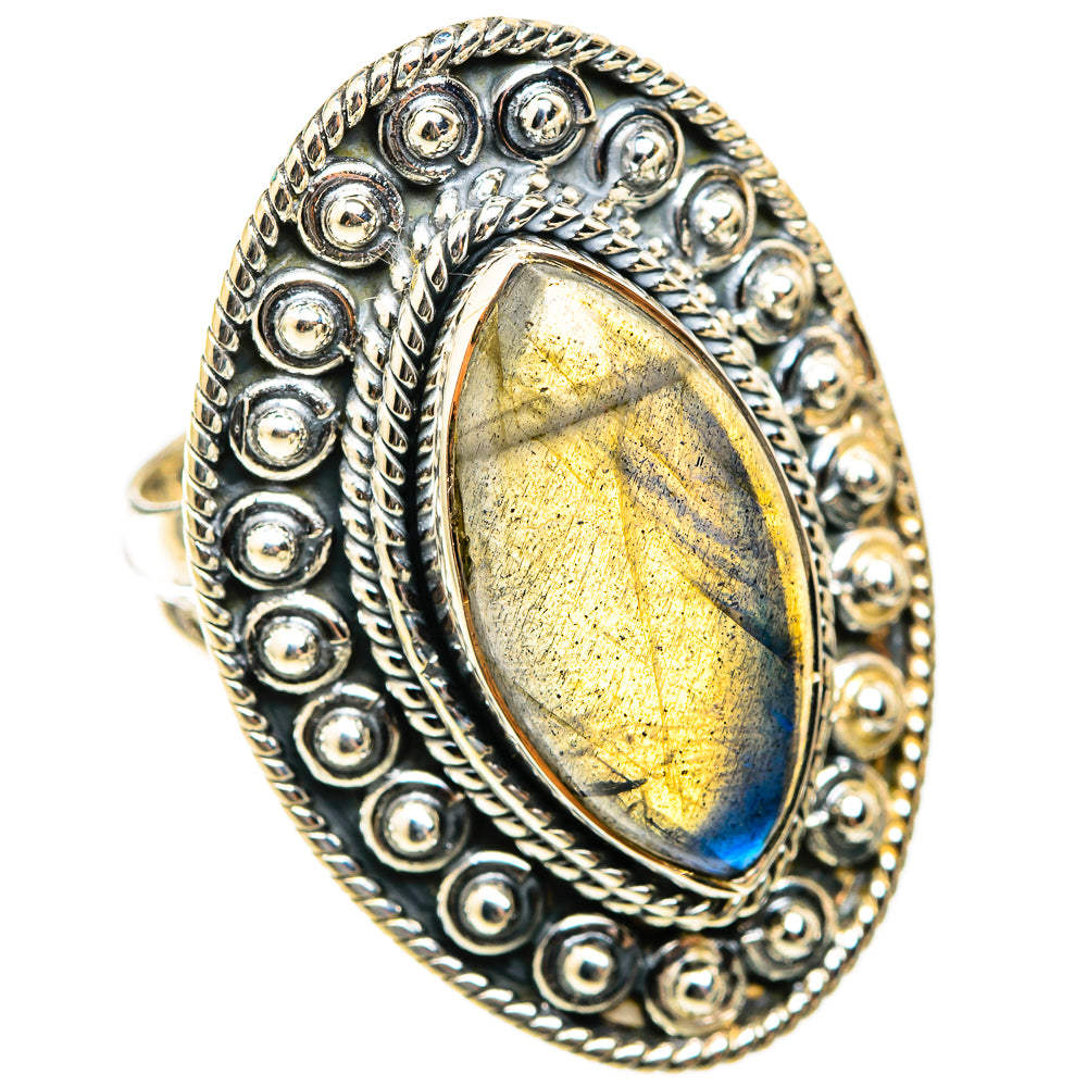 Labradorite Rings handcrafted by Ana Silver Co - RING118472 - Photo 2