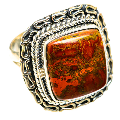 Moroccan Agate Rings handcrafted by Ana Silver Co - RING118484 - Photo 2