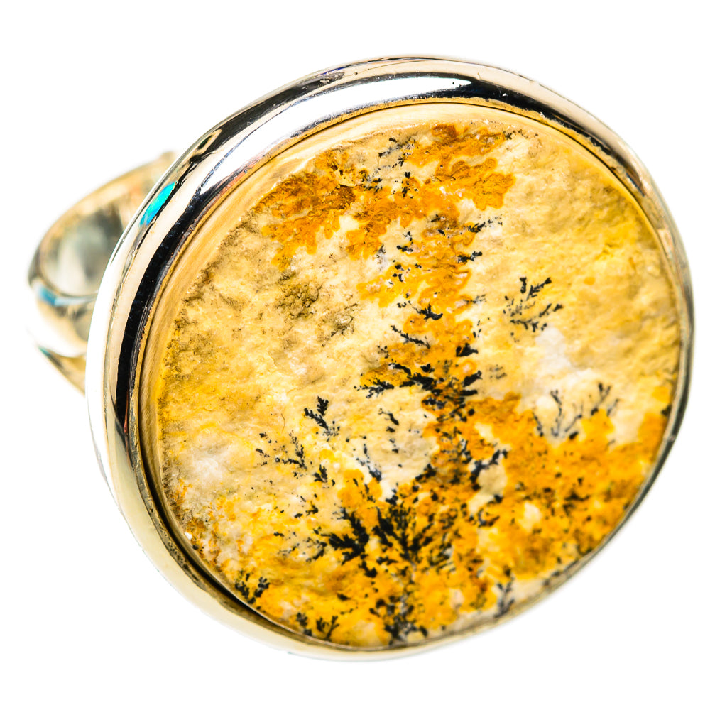Germany Psilomelane Dendrite Rings handcrafted by Ana Silver Co - RING118485 - Photo 2