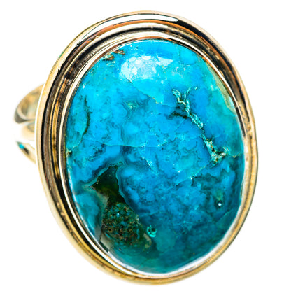 Chrysocolla Rings handcrafted by Ana Silver Co - RING118505 - Photo 2