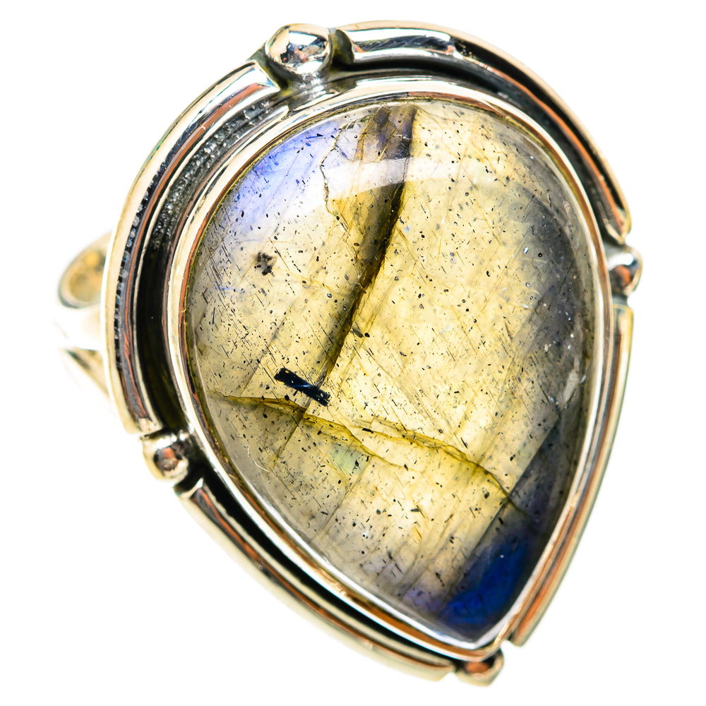 Labradorite Rings handcrafted by Ana Silver Co - RING118506 - Photo 2