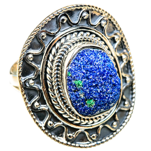 Azurite Rings handcrafted by Ana Silver Co - RING118507 - Photo 2
