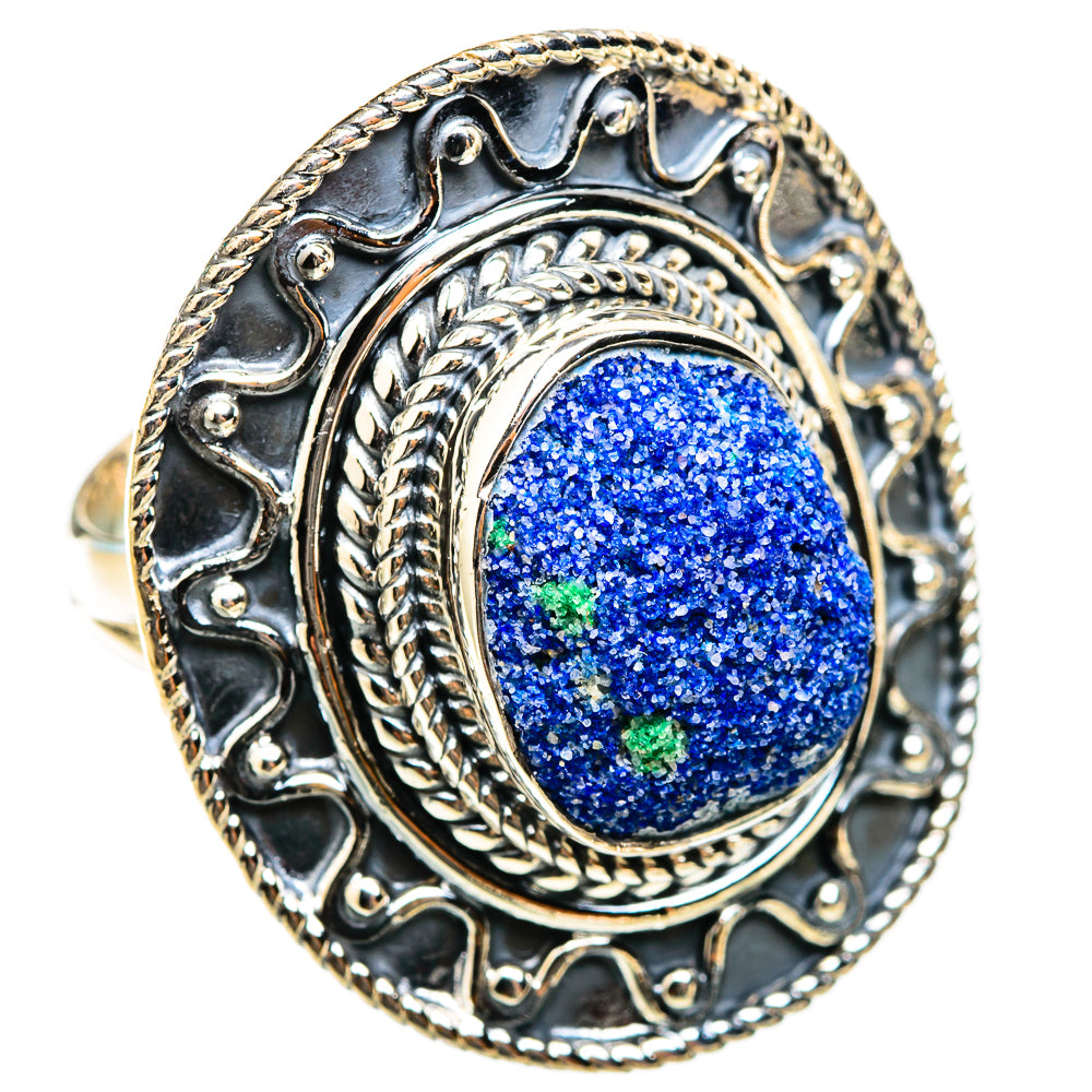 Azurite Rings handcrafted by Ana Silver Co - RING118507 - Photo 2