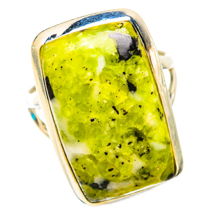 Lizardite Rings handcrafted by Ana Silver Co - RING118514 - Photo 2