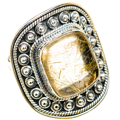 Rutilated Quartz Rings handcrafted by Ana Silver Co - RING118526 - Photo 2