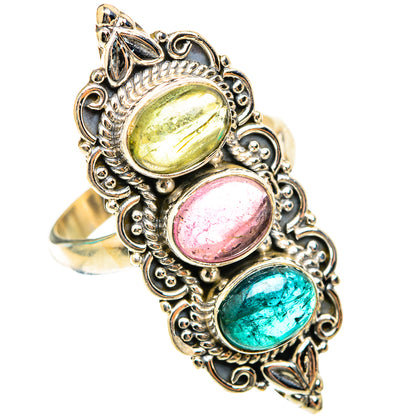 Tourmaline Rings handcrafted by Ana Silver Co - RING118563 - Photo 2