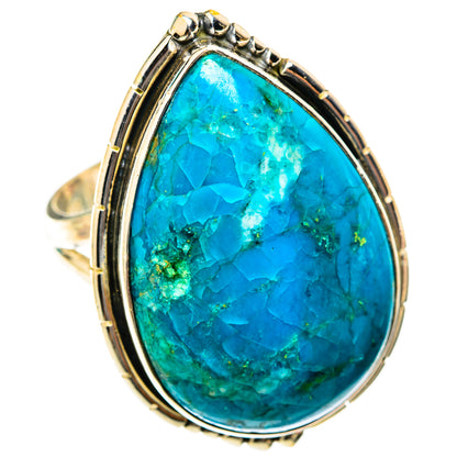 Chrysocolla Rings handcrafted by Ana Silver Co - RING118565 - Photo 2