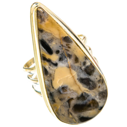 Tiger Dendrite Agate Rings handcrafted by Ana Silver Co - RING118573 - Photo 2
