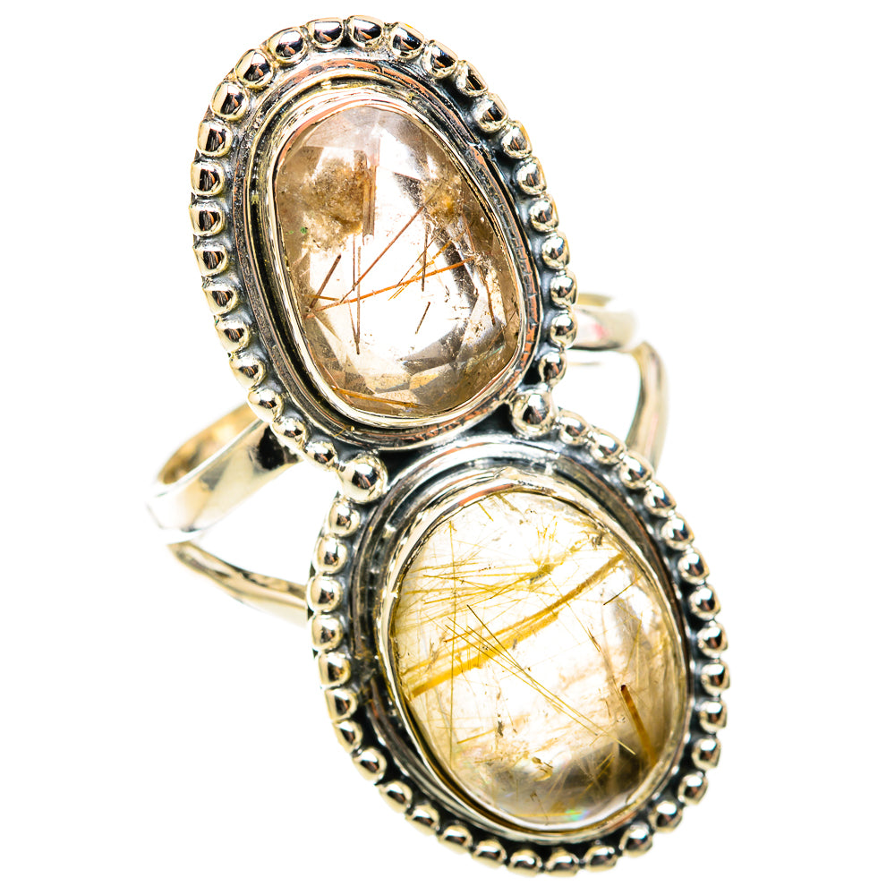 Rutilated Quartz Rings handcrafted by Ana Silver Co - RING118577 - Photo 2
